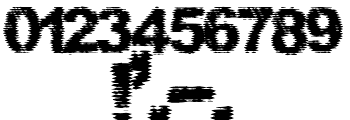Phantom Zone Font OTHER CHARS