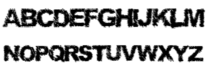 Phantom Zone Font LOWERCASE