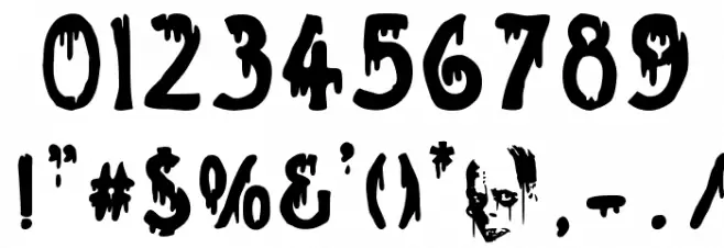 Phantom of the Opera Font OTHER CHARS