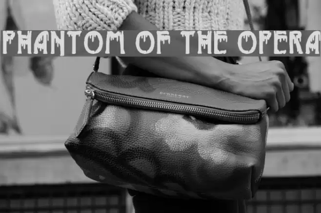 Phantom of the Opera Font examples
