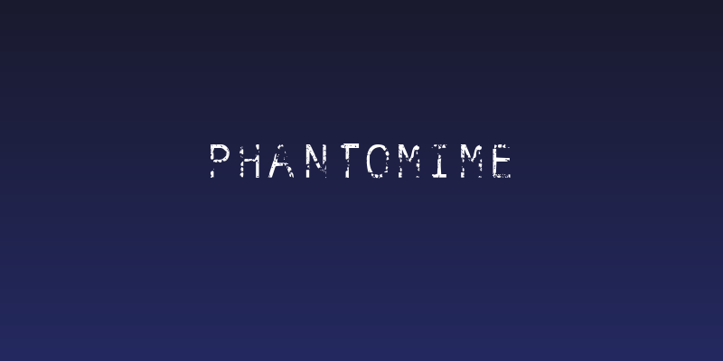 Phantomime Social Header