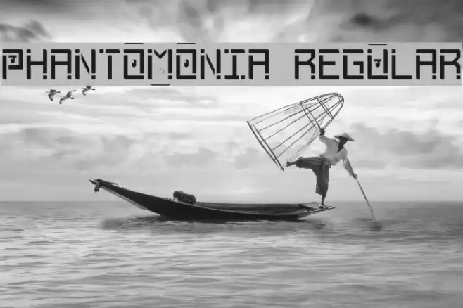 Phantomonia Regular Font examples