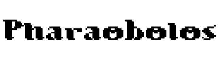 Pharaobolos  नि: शुल्क फ़ॉन्ट्स डाउनलोड