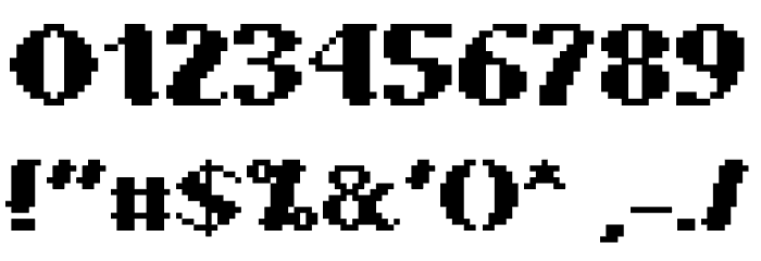 Pharaobolos Font OTHER CHARS