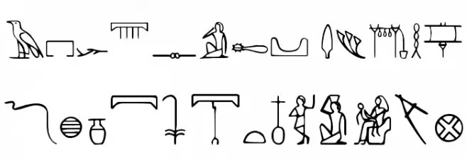 PharaohGlyph Medium Fonte MAIÚSCULAS