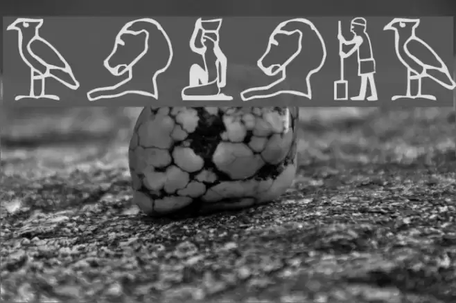 Pharaoh Font examples