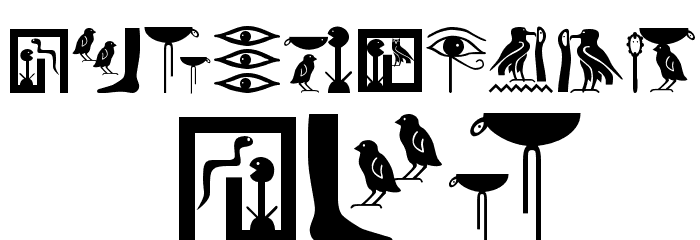 Pharaonica2007 Font OTHER CHARS