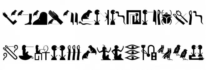 Pharaonica2007 Fuentes MAYÚSCULAS