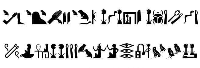 Pharaonica2007 फ़ॉन्ट लोअरकेस