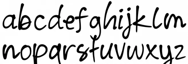 Pharatha Regular Schriftart Kleinbuchstaben
