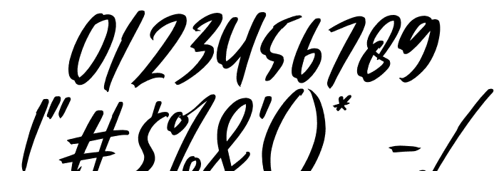 Pharllos Italic Font OTHER CHARS