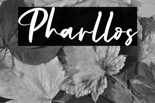 Pharllos Font examples