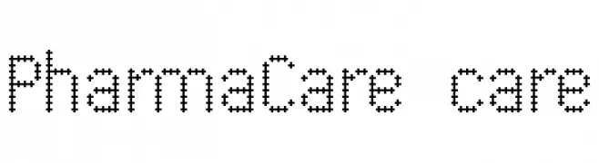 PharmaCare care  Frei Schriftart Herunterladen