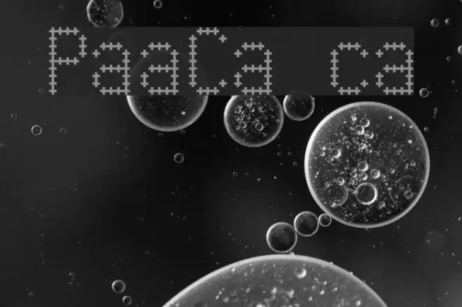 PharmaCare care Font examples