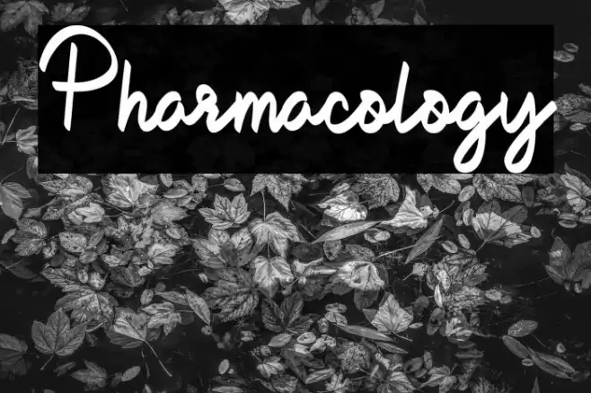 Pharmacology Font examples