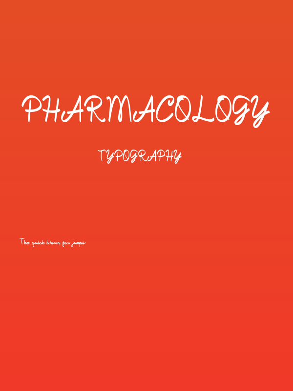 Pharmacology Poster