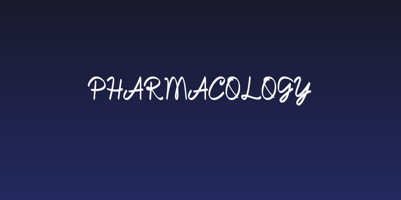 Pharmacology Social Header
