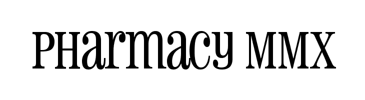 Pharmacy MMX  免费字体下载
