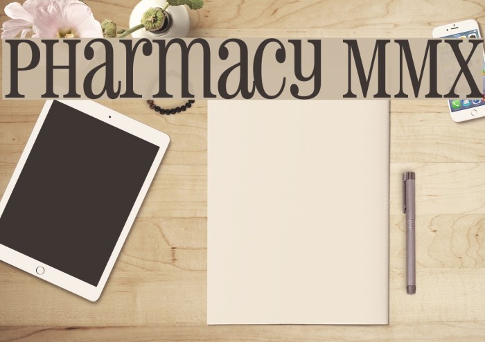 Pharmacy MMX Font examples
