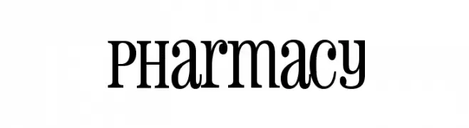 Pharmacy  Скачать бесплатные шрифты