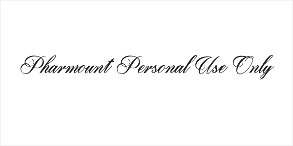 Pharmount Personal Use Only Logo