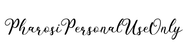 PharosiPersonalUseOnly  नि: शुल्क फ़ॉन्ट्स डाउनलोड