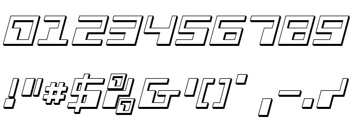 Phaser Bank 3D Italic Fuentes OTROS CHARS
