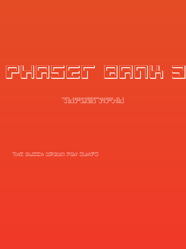 Phaser Bank 3D Poster