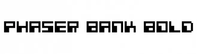 Phaser Bank Bold  Скачать бесплатные шрифты