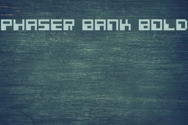 Phaser Bank Bold Example 2