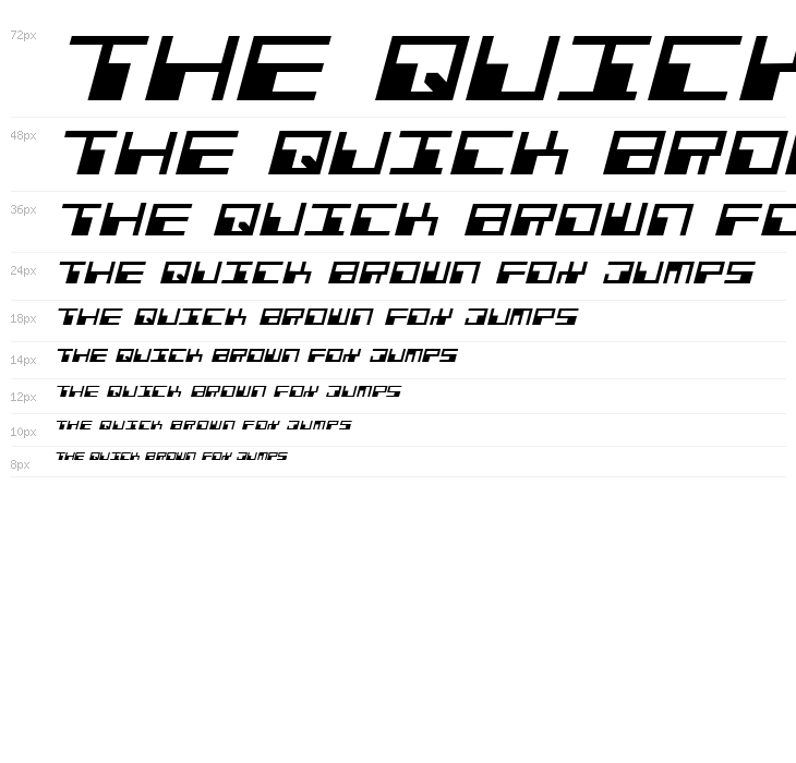 Phaser Bank Expanded Italic Waterfall