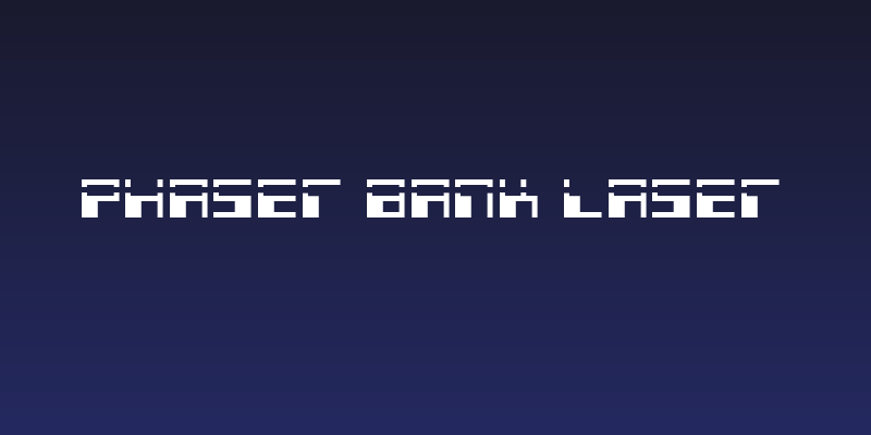 Phaser Bank Laser Social Header