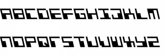 Phaser Bank Leftalic 字体 大写