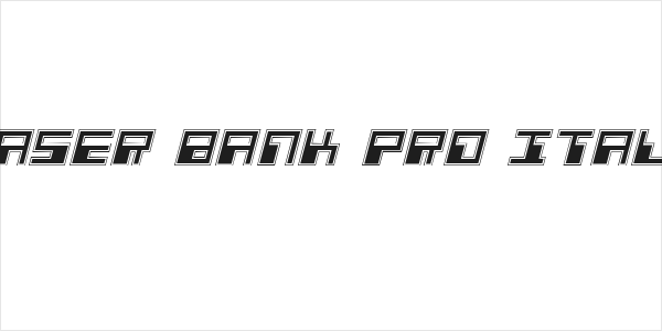 Phaser Bank Pro Italic Logo