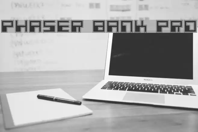 Phaser Bank Pro फ़ॉन्ट examples