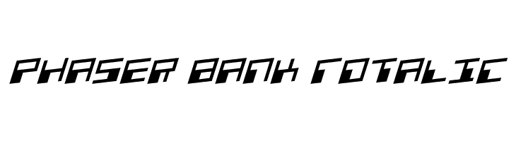 Phaser Bank Rotalic  Fuentes Gratis Descargar