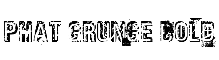 Phat Grunge Bold Font