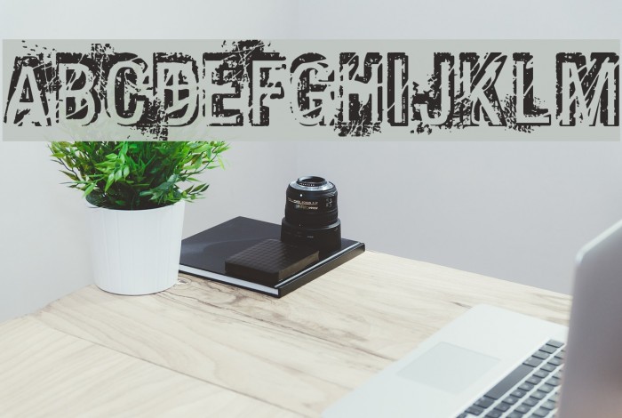 Phat Grunge Bold Font examples