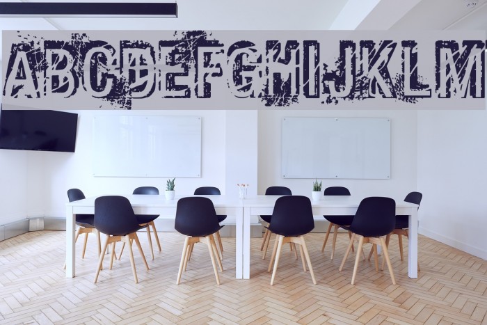 Phat Grunge Bold Font examples