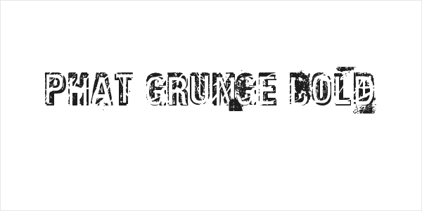 Phat Grunge Bold Logo