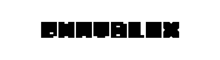 PhatBlox  フリーフォントのダウンロード