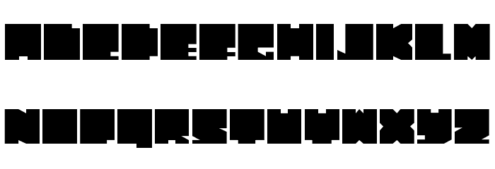 PhatBlox Font LOWERCASE