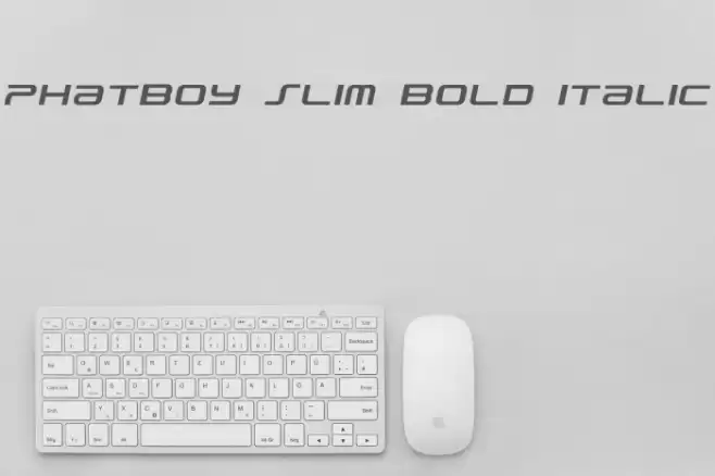 PhatBoy Slim Bold Italic examples