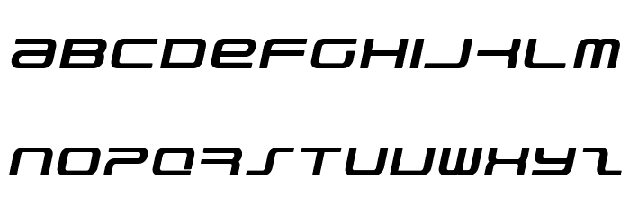 PhatBoy Slim Bold Italic Font LOWERCASE