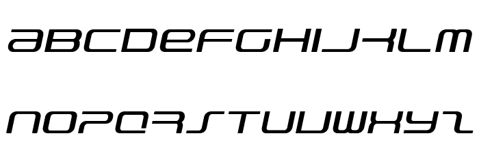 PhatBoy Slim Italic Font Litere mici
