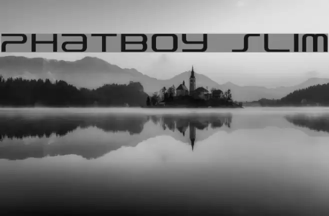 PhatBoy Slim Font examples