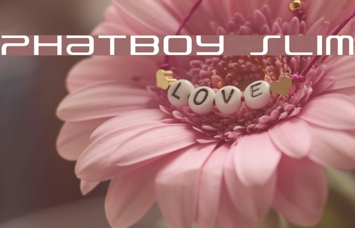 PhatBoy Slim Font examples