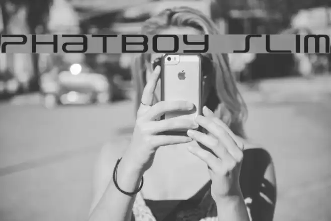 PhatBoy Slim Font examples