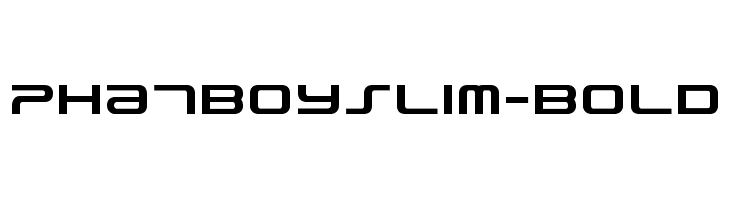 PhatBoySlim-Bold Font