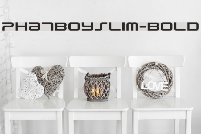 PhatBoySlim-Bold Font examples